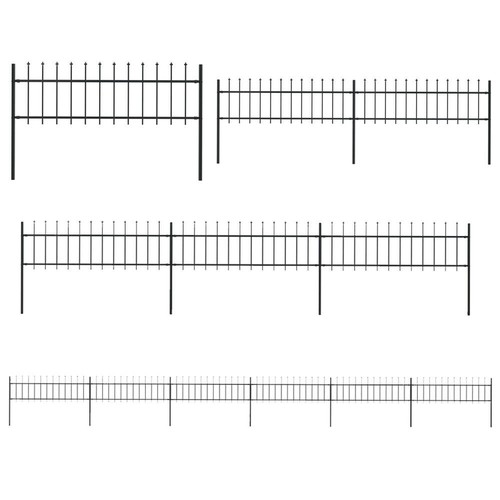 Gartenzaun mit speerspitzen - gartenzaun,