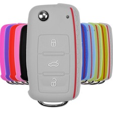 SCHLÜSSEL HÜLLE Grau für VW