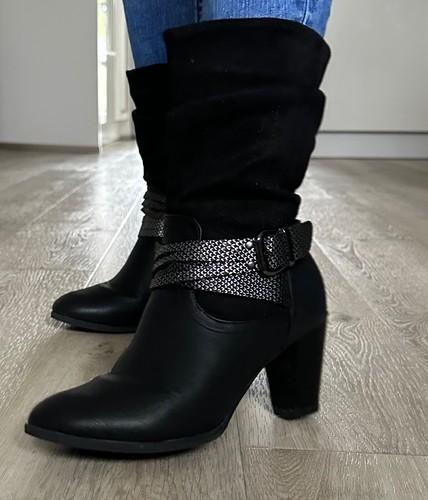 Damen boots schwarz - damen, –