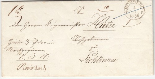 Thurn taxis wertbrief - u,