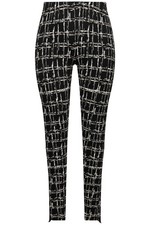 Ulla Popken Damen große Größen Leggings grafischer Druck Slim Elastikbund 833177