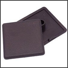 5x Abdeckkappe Aluprofil Profil 45x45mm Nut 10 Schutzkappe Alu Endkappe schwarz