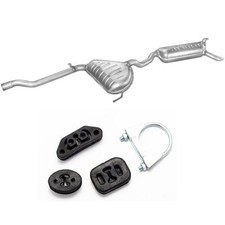 Auspuff ab KAT für Fiat Brava Bravo 1.4 12V Schraghcek + ANBAUSATZ