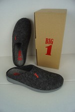 BIG ONE Filzpantoffeln Gummisohle Hausschuhe Filz Pantoffel ANTHRAZIT NEU