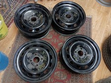 4 X Original Ford Stahlfelgen  6 x 15 ET47,5 4x108 Von einem Ford Fiesta 