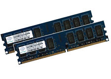 2x 2GB 4GB RAM Nanya PC Speicher DDR2 800 Mhz PC2-6400U für Esprimo E5730