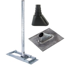SAT Antenne Dachsparrenhalter Mast Dach Sparren Halterung Blei Ziegel Montageset