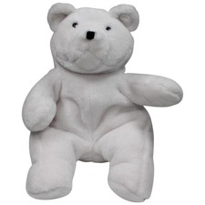 Süßer sitzender Eisbär