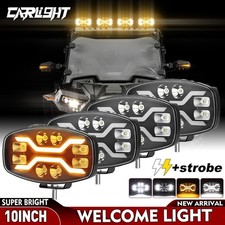 4x 10 Zoll Jumbo Oval LED