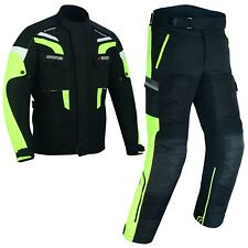 Motorradkombi Motorrad Thermo Winter Kombi Warnweste Kombi Schwarz L