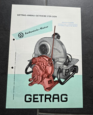 VW Industrie Motor Getrag Anbaugeräte Landwirtschaft Prospekt