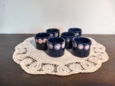 Vintage Melitta Eierbecher Polka Dot Kopenhagen Skandinavisch Easter Ostern 70s