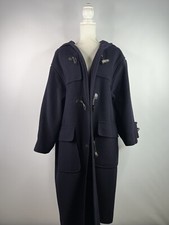 Burberry Damen Dufflecoat Mantel Oversized Gr. XL Dunkellblau