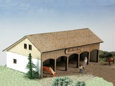 Offener pferdestall bausatz - pferdestall, ,