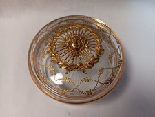 Frankreich 19. Jhdt. Glasdose