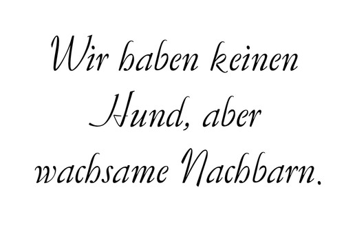 Schablone wir haben - wir,