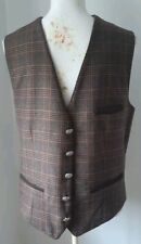 Cocovero Trachtenweste Herren Gr. M Kariert Weste 