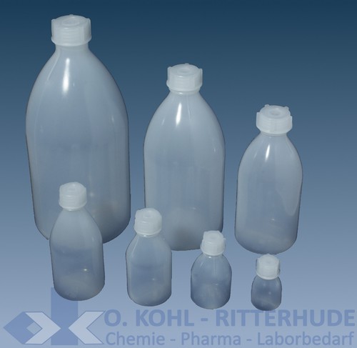 Enghalsflasche kunststoff - pe,