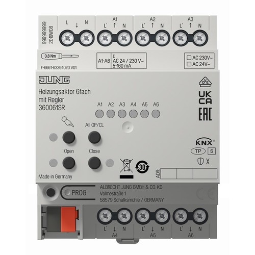 Jung knx heizungsaktor 36006 - knx,
