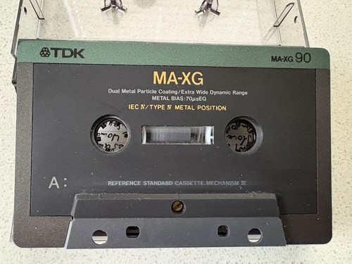 Tdk xg90 metall kassette - tdk, ma-xg90