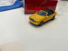 Herpa 022378 Mercedes Benz CLK Cabrio Gelb mit schwarzem Hardtop mit OVP1:87 HO 