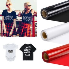 (12€/m²) Textilfolie Flexfolie Bügelfolie Premium Film 30x25-1524cm für T-Shirt