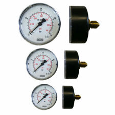 Manometer waagrecht Ø 40, 50, 63 mm Druckluft-Manometer Vakuum Kompressor