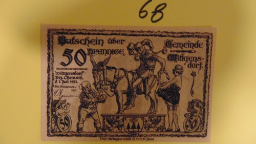 Notgeld gemeinde - 23/68), notgeld.