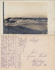 Ansichtskarte  Stranddünen mit Bunkeranlage 1916