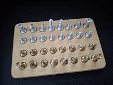 Schachfiguren Metall