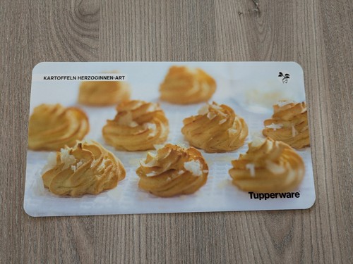 Tupperware rezeptkarte - tupperware,