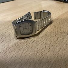 Damen Quarz Uhr ASCOT Gliederarmband Silberfarben gebraucht Vintage