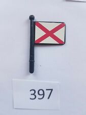 Playmobil Flagge für Boot Schiff Weiß Fahne Ritterturnier Kreuz Ritterburg 397