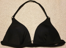Schwarzes Bikinioberteil Neckholder von Lingerie by C&A Größe 75 B