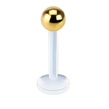 2mm labret lippen piercing - labret,
