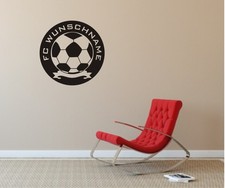 Wandtattoo -Wandaufkleber - FC -Wunsch- Verein wählbar - Fußball - Sport