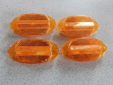 4x TPL Fahrrad Reflektor Speichenstrahler Katzenaugen orange 04011 (A021-545)