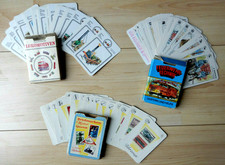 3 Quartettspiele Kartenspiele