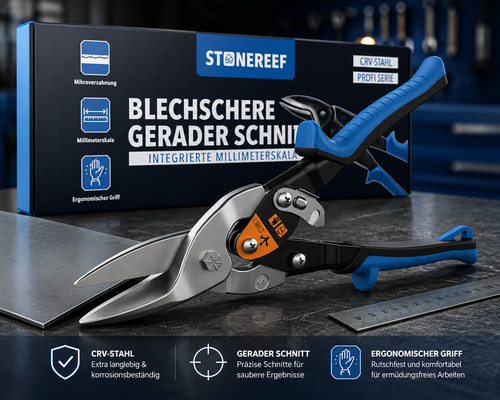 Blechschere gerader schnitt - gerader,