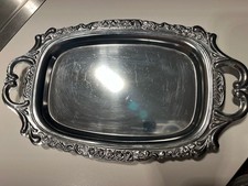 Tablett Silberfarben