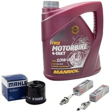 Set Öl 4L für Honda XL 1000 V Varadero SD 2003-13 Inspektion Ölfilter Zündkerzen