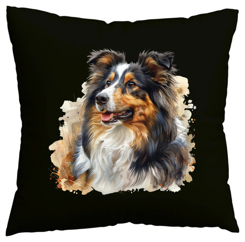 Kissenbezug langhaarcollie - kissenbezug,