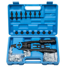 150x Profi Nietmutternzange Set Nietmaschine Gewinde Nuss Nieten M3-M12 Werkzeug