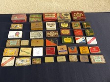 Konvolut 40 Blechdosen Zigaretten Jasmatzi Manoli Zuban etc.