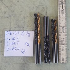 VHM-Spiralbohrer-Set, 6tlg: je