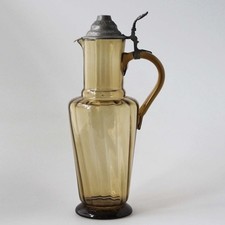Große Bierkanne Glaskanne mit