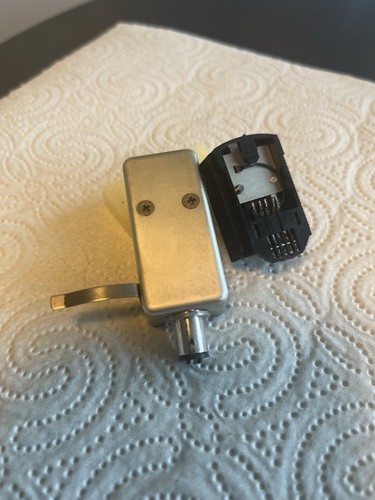 Braun headshell mit shure - 2x,