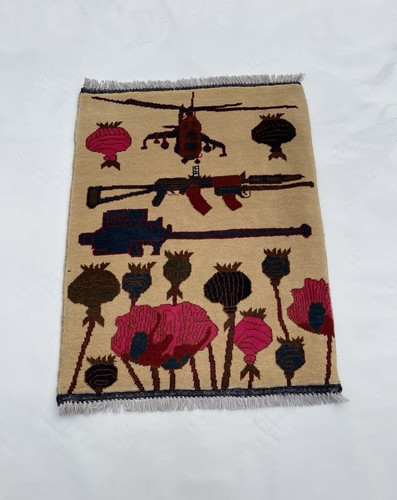 713 kriegsteppich afghan war - #713,