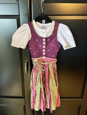 Dirndl 92 Hammerschmid - Lila Pink Grün Mädchen Kind Wiesn Oktoberfest