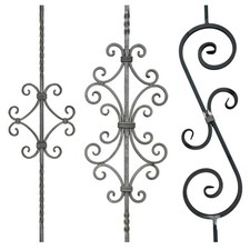 Schmiedeeisen Zaunstab 12×12